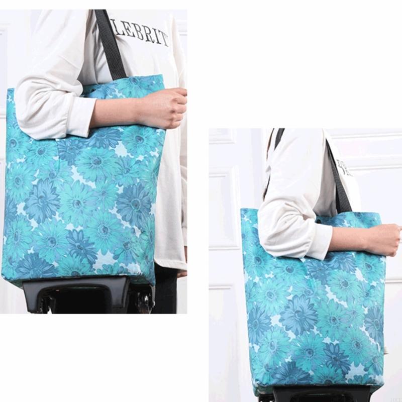 Xe đẩy nhẹ có thể gập lại Xe đ - đánh giá và giá Foldable Rolling Luggage Bag