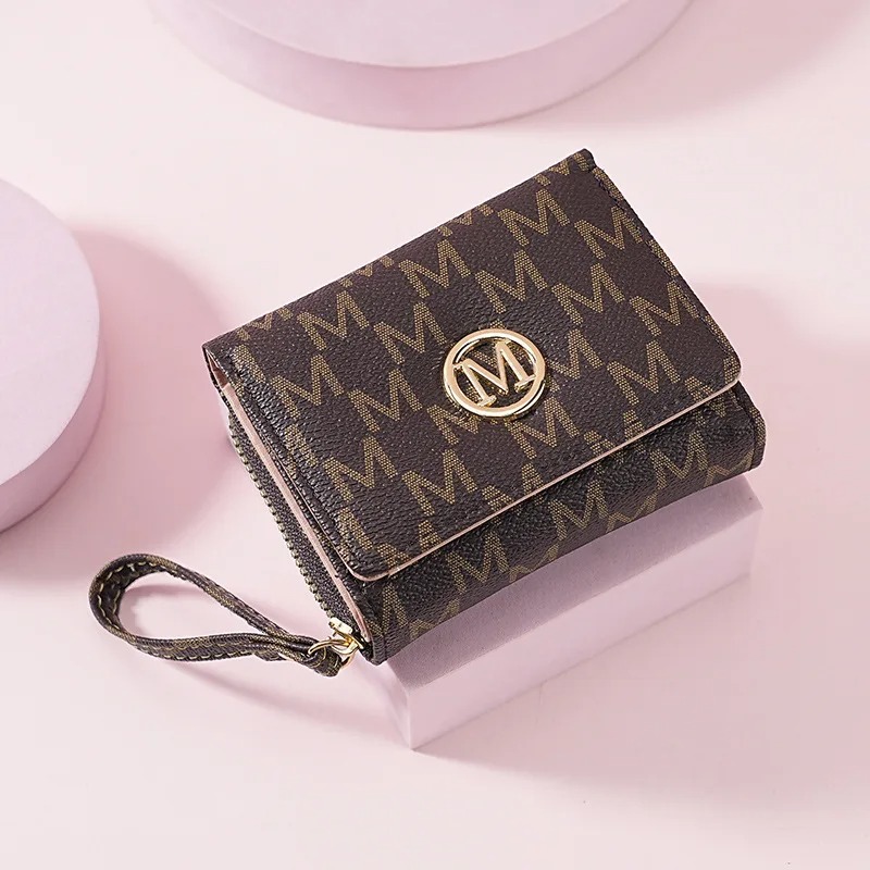 Threefold Zipper Wallet with L - đánh giá và giá Wallets