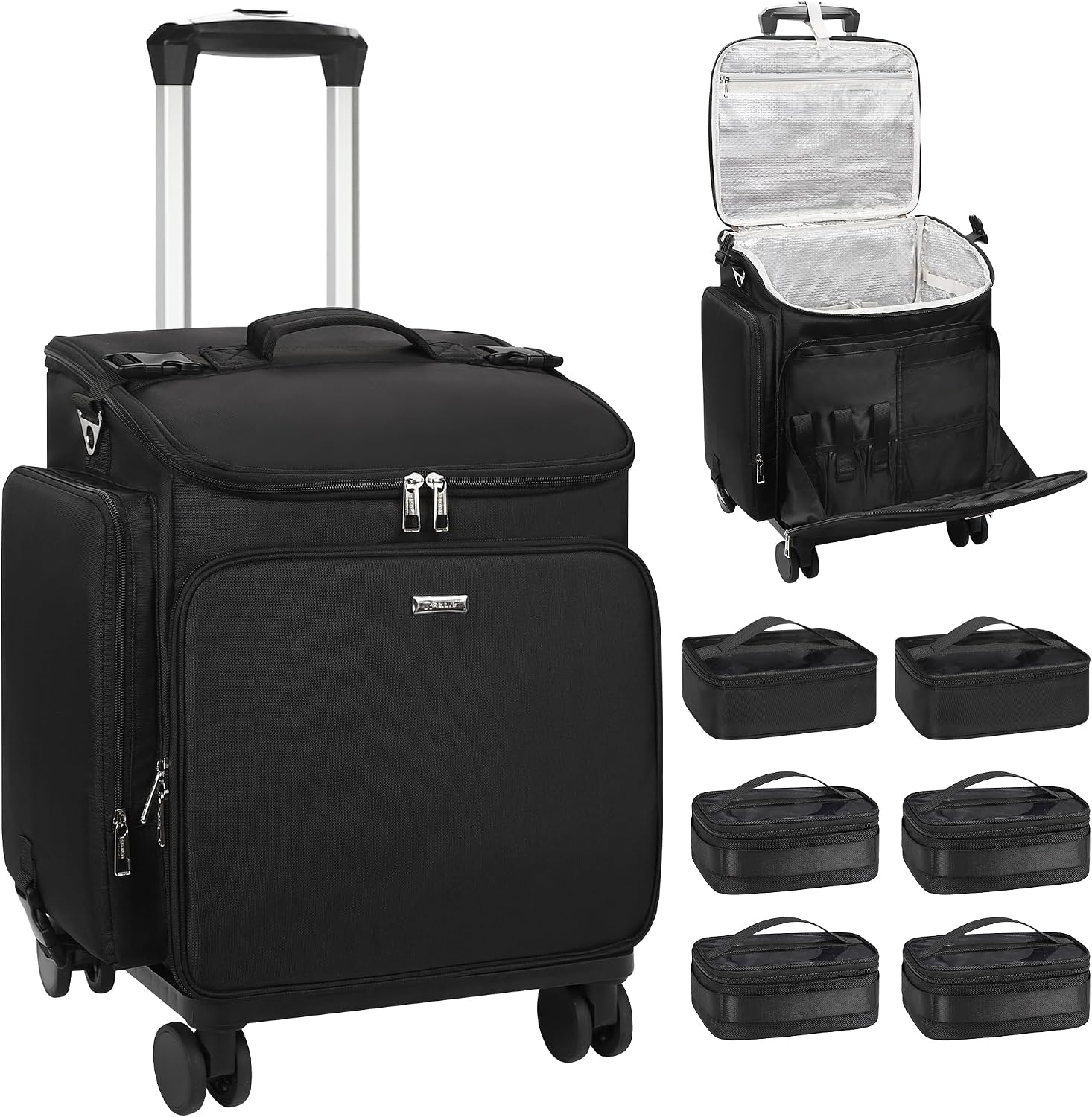 Rolling Makeup Case Hair Tools - đánh giá và giá Travel Bags