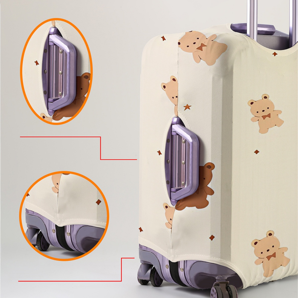 Luggage Cover Protector Elasti - đánh giá và giá Waterproof Suitcase Cover Protector
