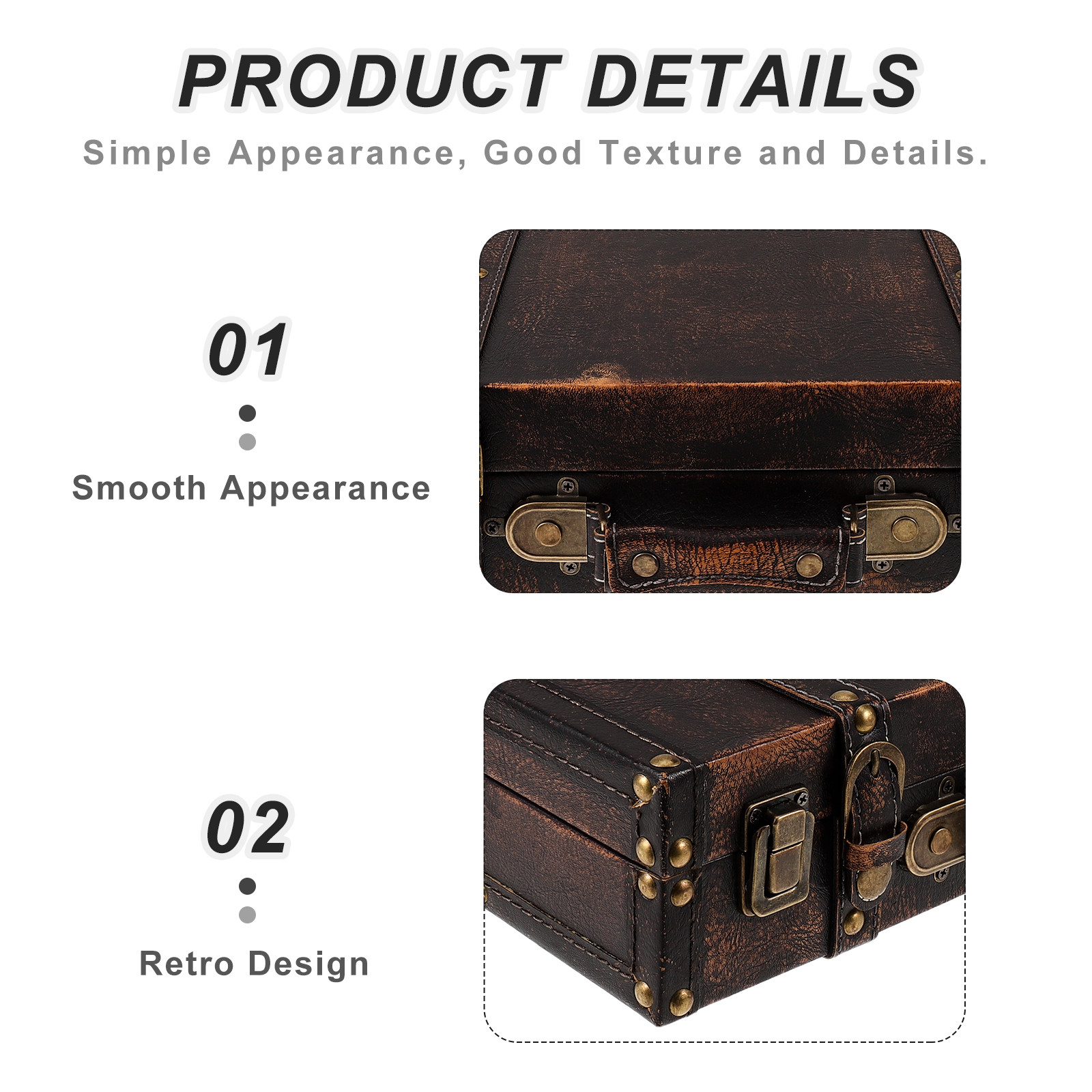 Vintage Suitcase Photo Prop Wo - đánh giá và giá Retro Vintage Trunk Suitcase