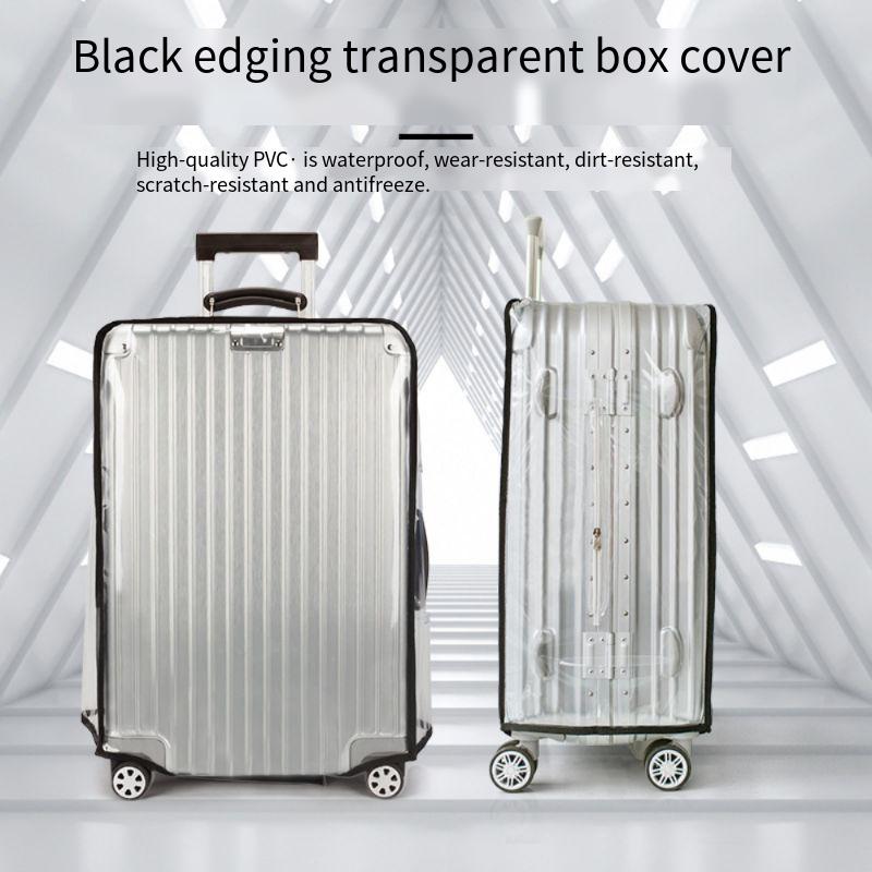 Suitcase protective cover, tra - đánh giá và giá Luggage Protective Cover Transparent