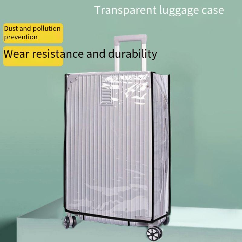 Suitcase protective cover, tra - đánh giá và giá Luggage Protective Cover Transparent