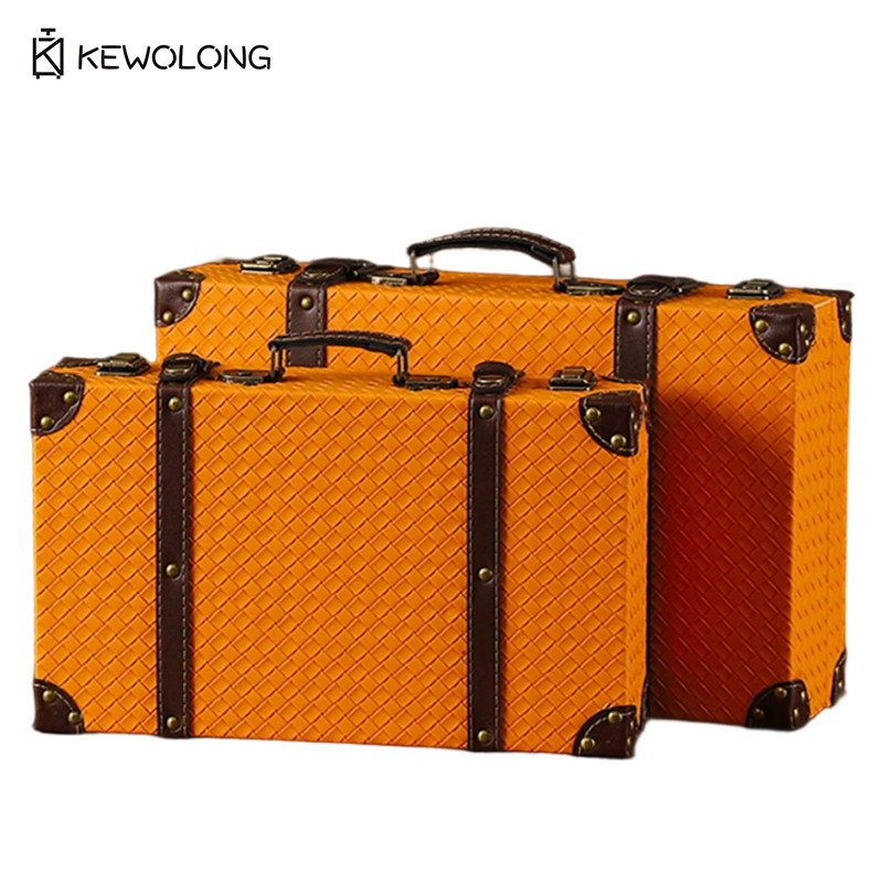 Vintage European Retro Suitcas - đánh giá và giá Retro Vintage Trunk Suitcase