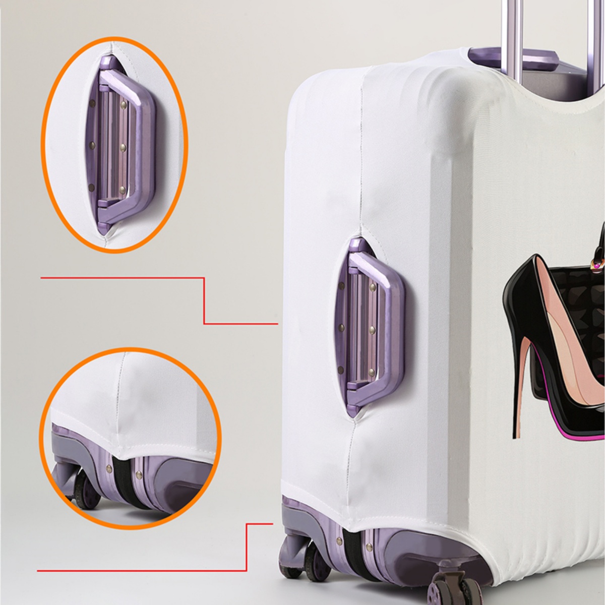 Luggage Cover Protector Elasti - đánh giá và giá Waterproof Suitcase Cover Protector