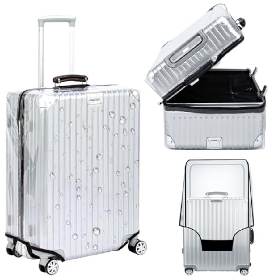 Veki Clear Suitcase Cover PVC  - đánh giá và giá Luggage Protective Cover Transparent