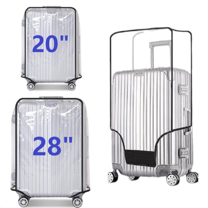 Waterproof Wheeled Suitcase Du - đánh giá và giá Luggage Protective Cover Transparent