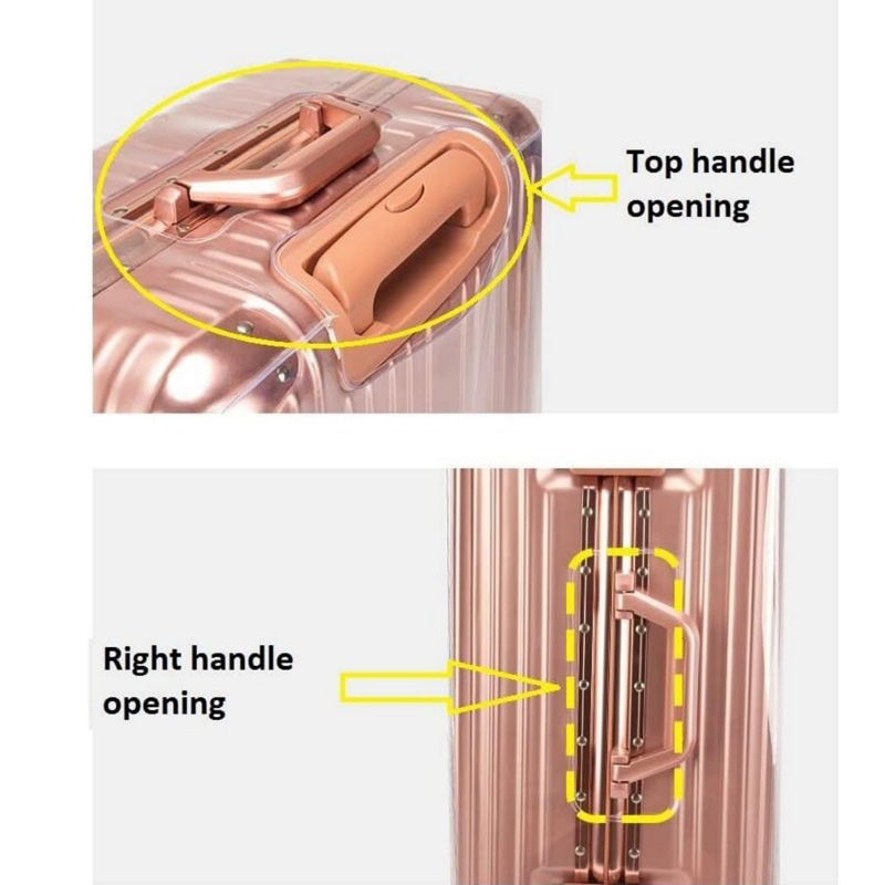 Waterproof Wheeled Suitcase Du - đánh giá và giá Luggage Protective Cover Transparent