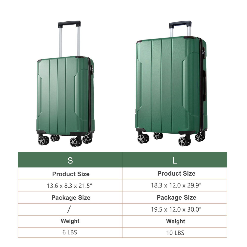 2 Piece Expandable Hardshell A - đánh giá và giá Expandable Hard Shell Luggage Set