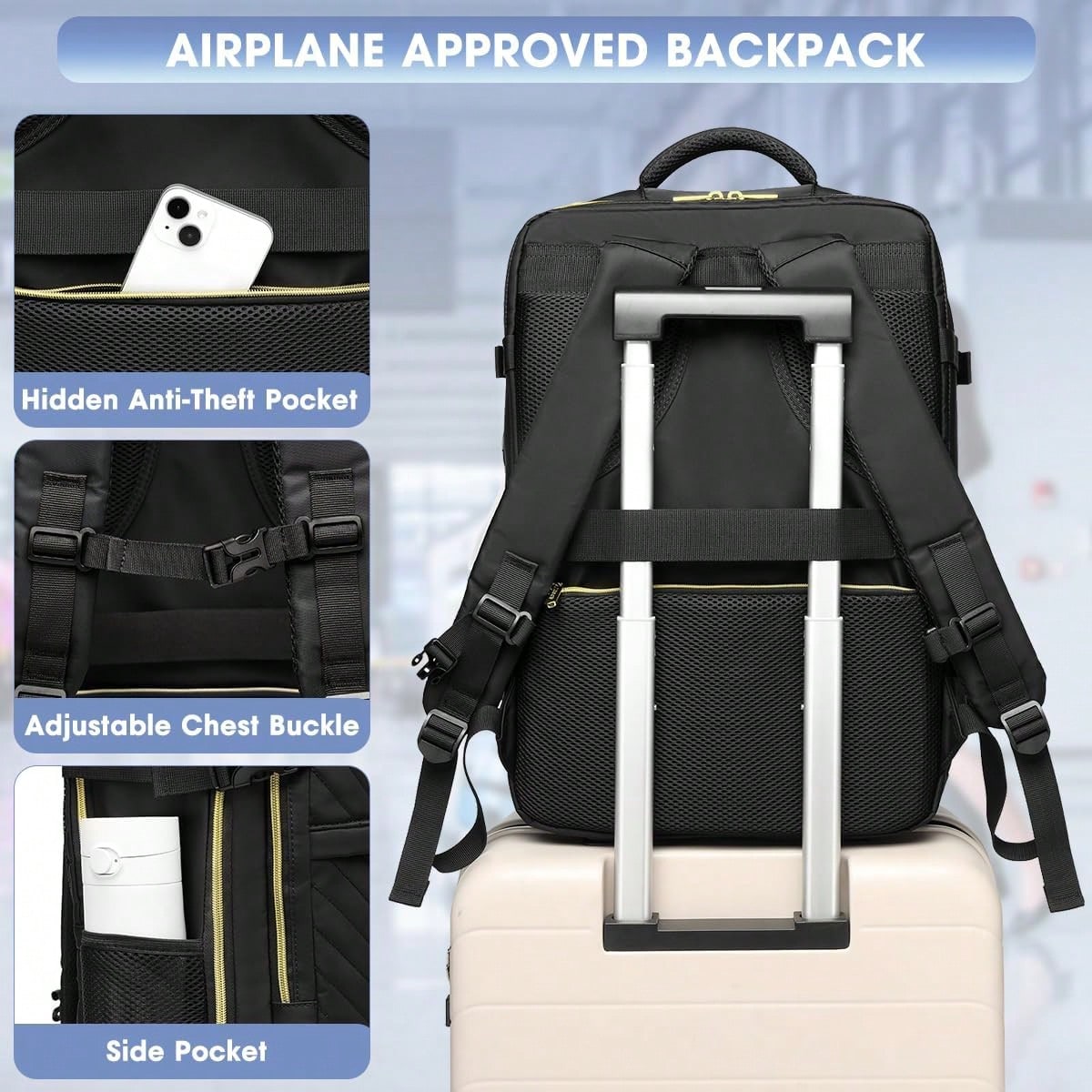 Large Carry On Travel Backpack - đánh giá và giá Luggage