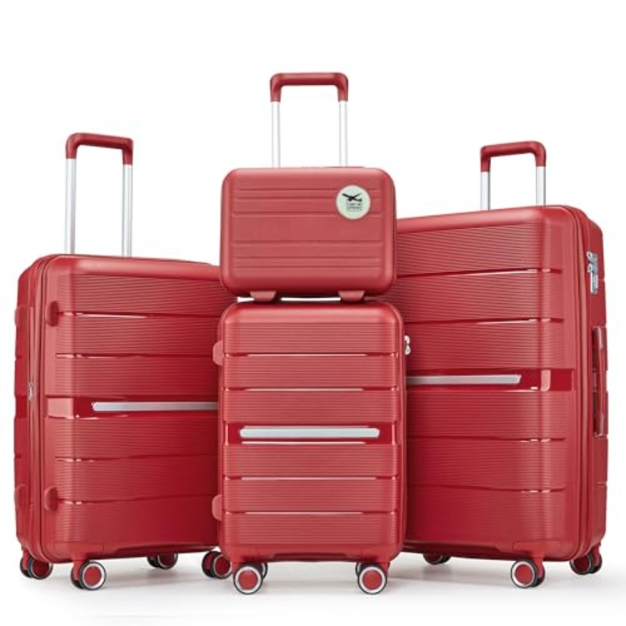 Luggage Sets 4 Pcs Expandable  - đánh giá và giá Expandable Hard Shell Luggage Set