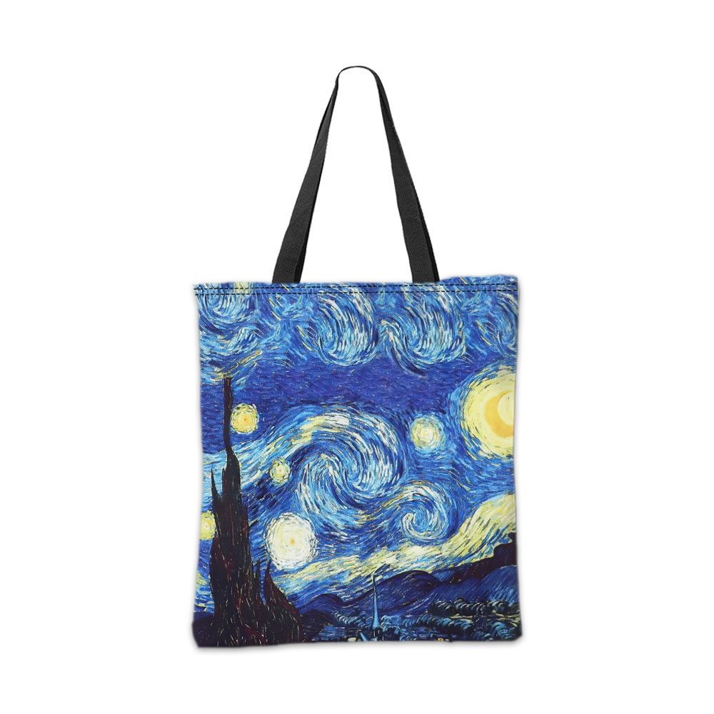 Van Gogh Series Tote Bag Cosme - đánh giá và giá Cosmetic Bags