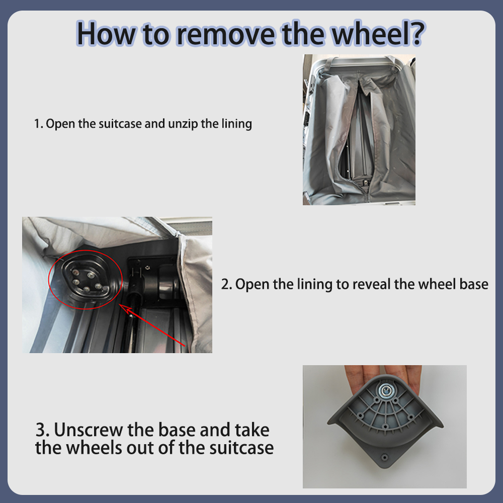 Suitable For HINOMOTO HRD02 Un - đánh giá và giá Silent Replacement Luggage Wheels