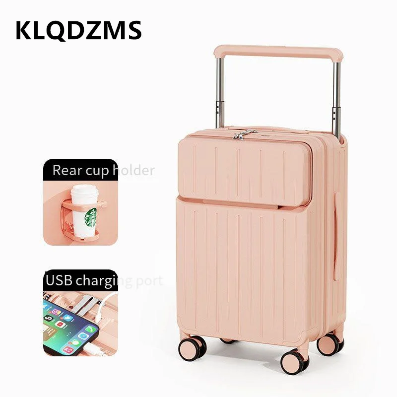 KLQDZMS Front Opening Suitcase - đánh giá và giá Front Opening Laptop Luggage 24 Inch