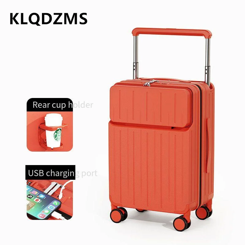 KLQDZMS Front Opening Suitcase - đánh giá và giá Front Opening Laptop Luggage 24 Inch