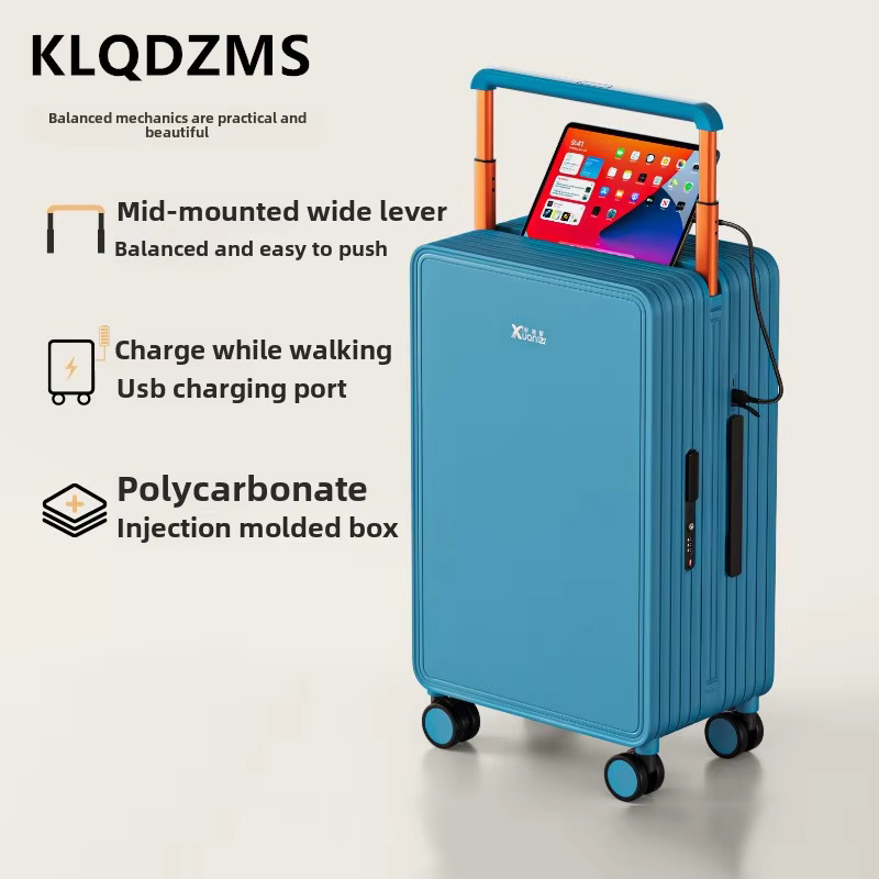 KLQDZMS Luggage ABS+PC Boardin - đánh giá và giá Spinner Wheel Rolling Suitcase 20 Inch
