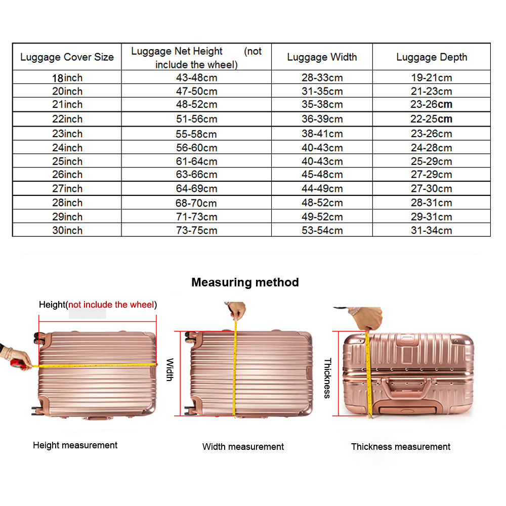 Nhựa PVC Trong Suốt Hành Lý Ba - đánh giá và giá Luggage Protective Cover Transparent