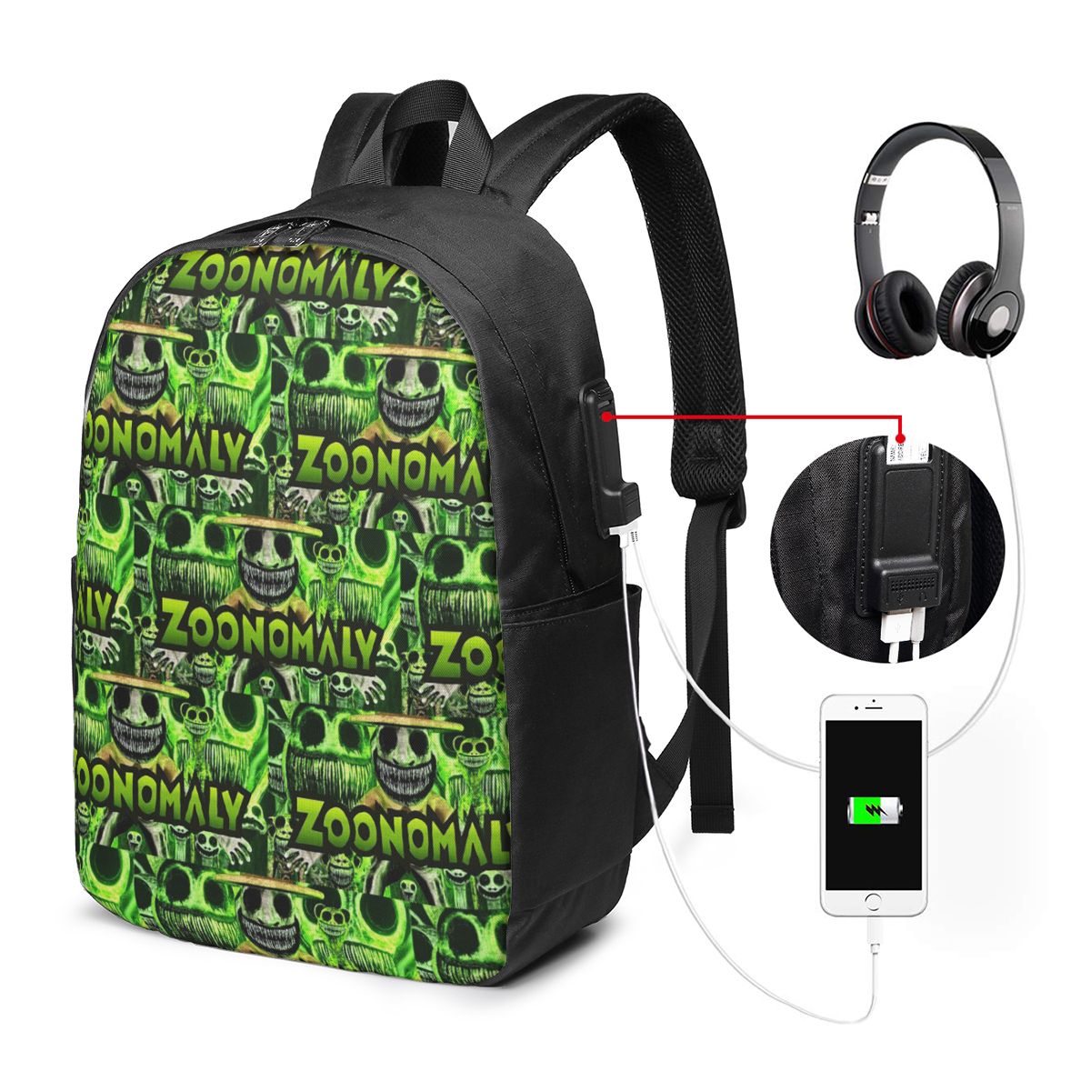 Zoonomaly Cartoon Steam Game B - đánh giá và giá Travel Bags