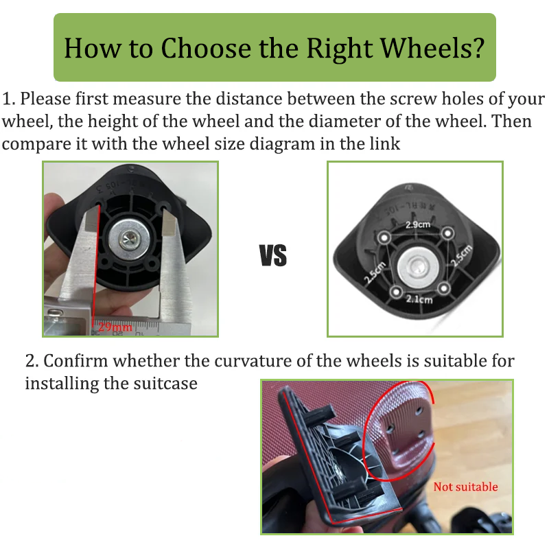 Replacement Spinner Caster Whe - đánh giá và giá Silent Replacement Luggage Wheels