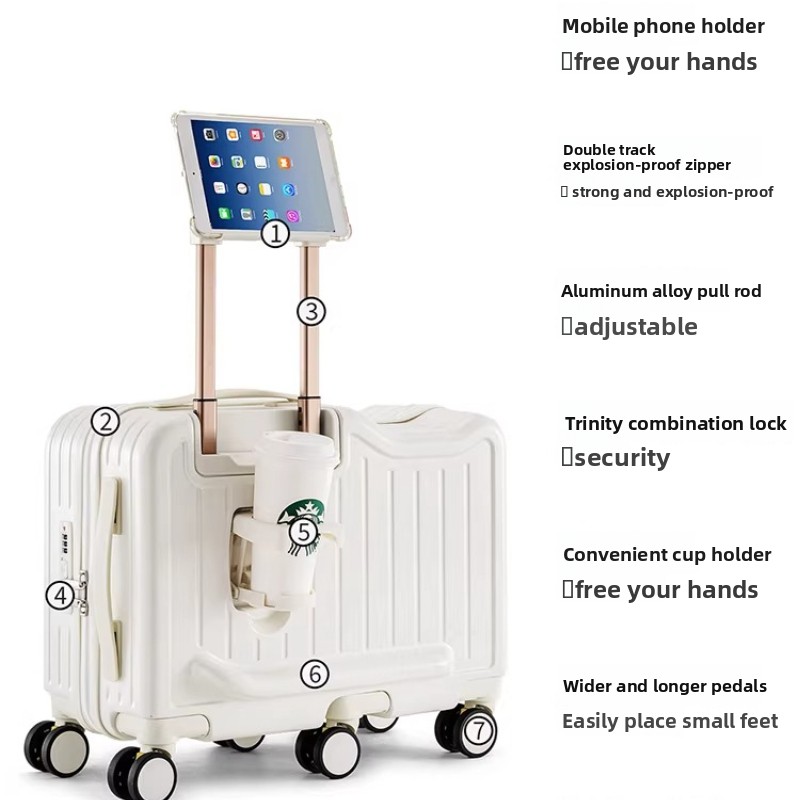 Newest Design Children Luggage - đánh giá và giá Spinner Wheel Rolling Suitcase 20 Inch