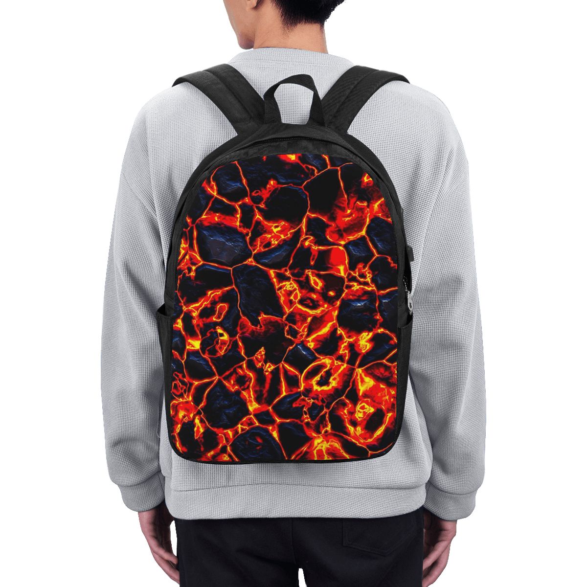 Magma Volcano Lava Fire Backpa - đánh giá và giá Travel Bags