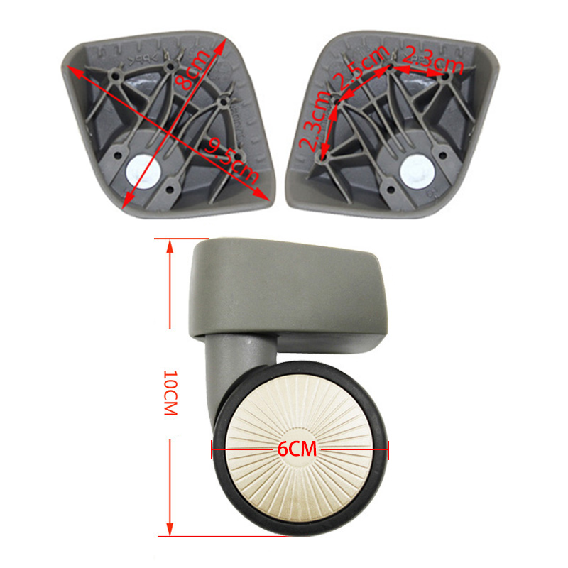 For Samsonite JY103 JY105 JY10 - đánh giá và giá Silent Replacement Luggage Wheels
