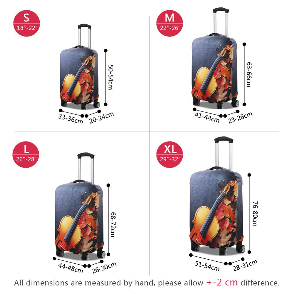 Women's Custom Cartoon Print L - đánh giá và giá Waterproof Suitcase Cover Protector