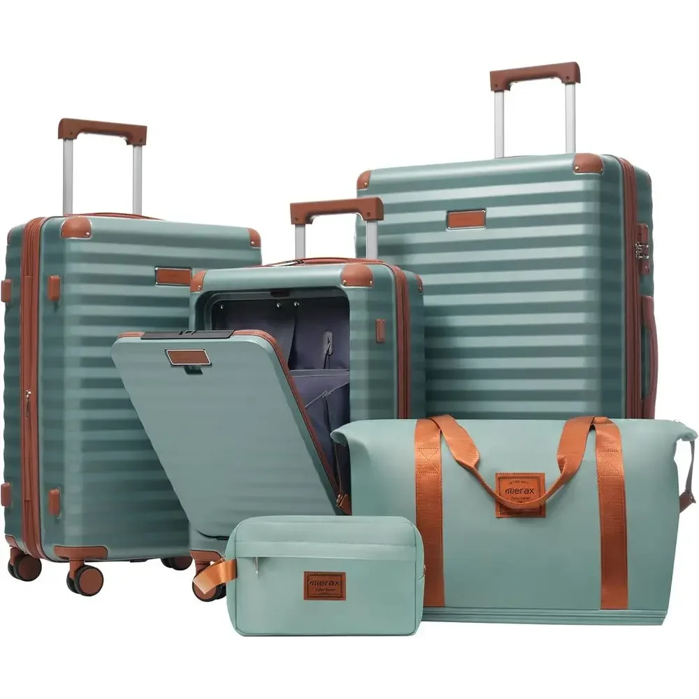 5-Piece Expandable Hardshell S - đánh giá và giá Expandable Hard Shell Luggage Set