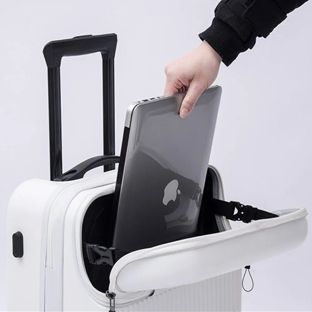 Front Open Lid Trolley Case PC - đánh giá và giá Front Opening Laptop Luggage 24 Inch