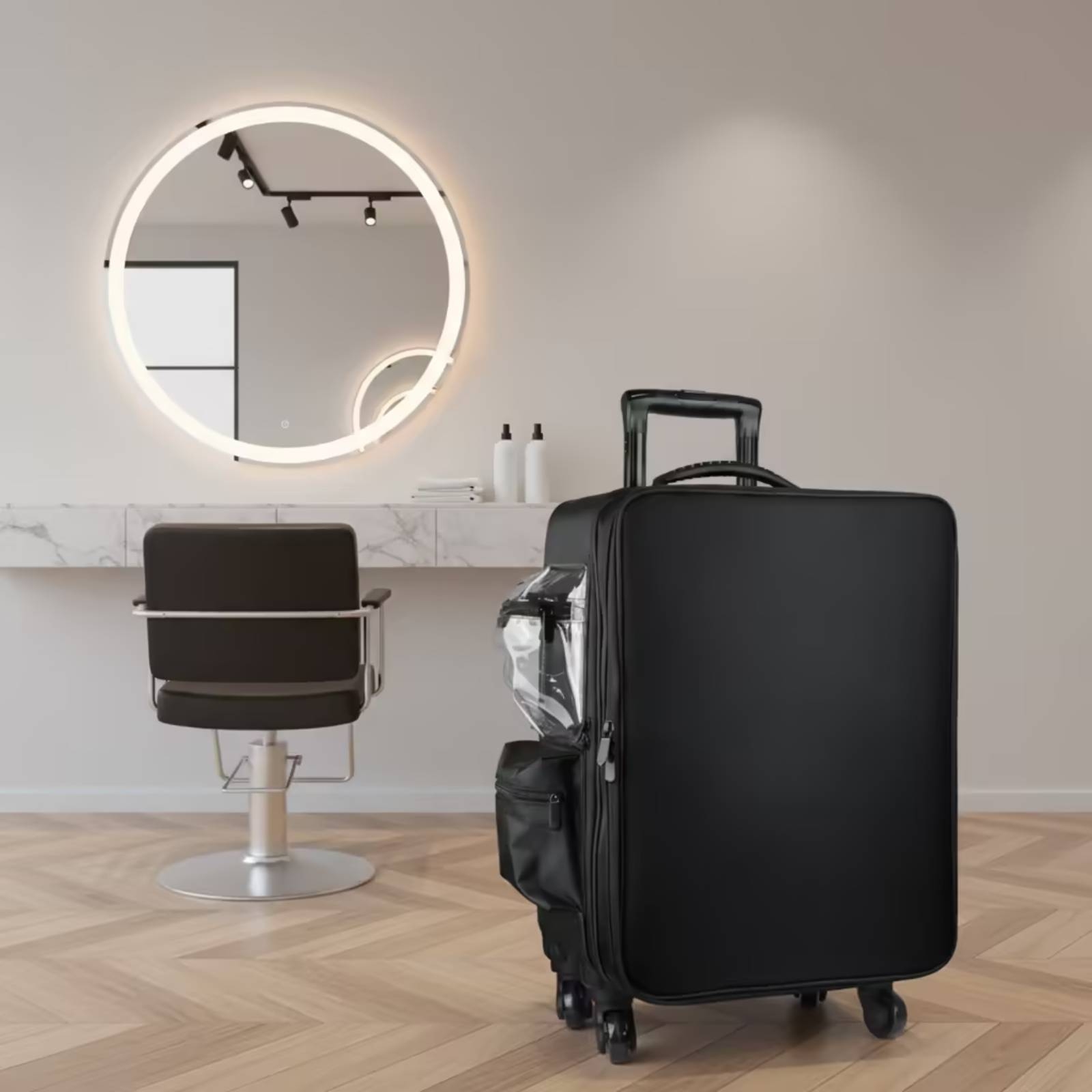Makeup Case with Rotating Whee - đánh giá và giá Backpacks