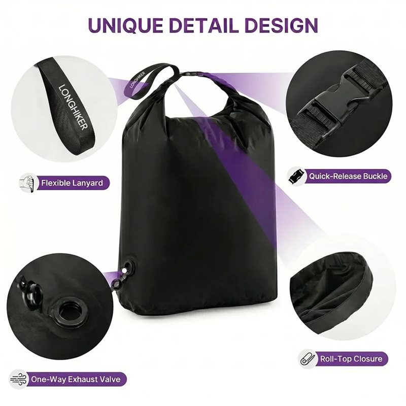 EYFL-24L Hand Roll Compression - đánh giá và giá Foldable Rolling Luggage Bag