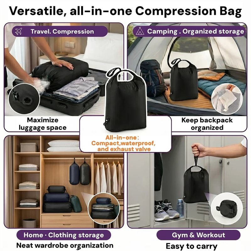 EYFL-24L Hand Roll Compression - đánh giá và giá Foldable Rolling Luggage Bag