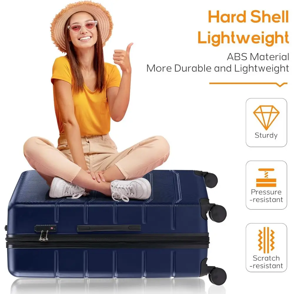 3-Piece Hardshell Expandable L - đánh giá và giá Expandable Hard Shell Luggage Set