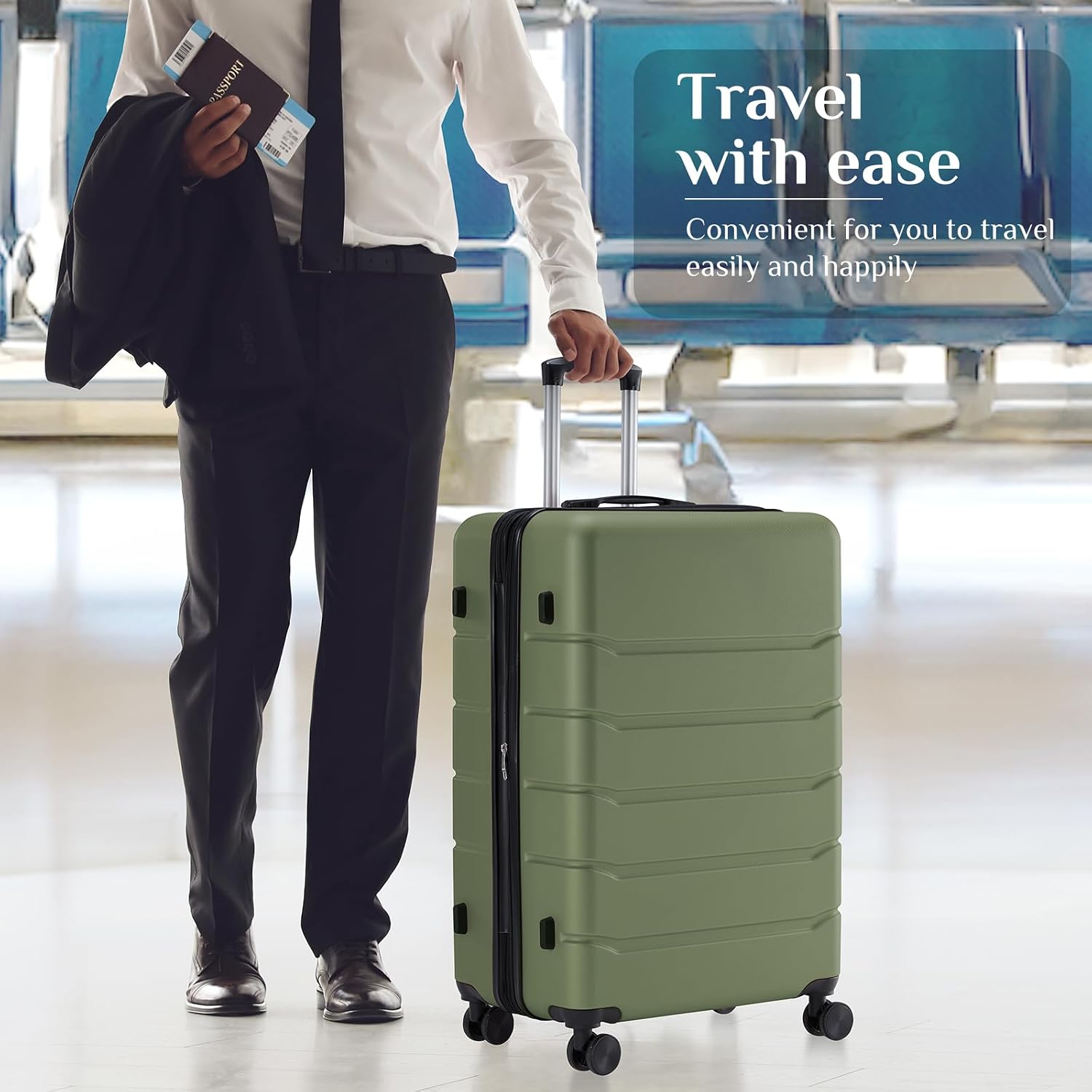 28 Inch Carry on Luggage, Hard - đánh giá và giá Expandable Hard Shell Luggage Set