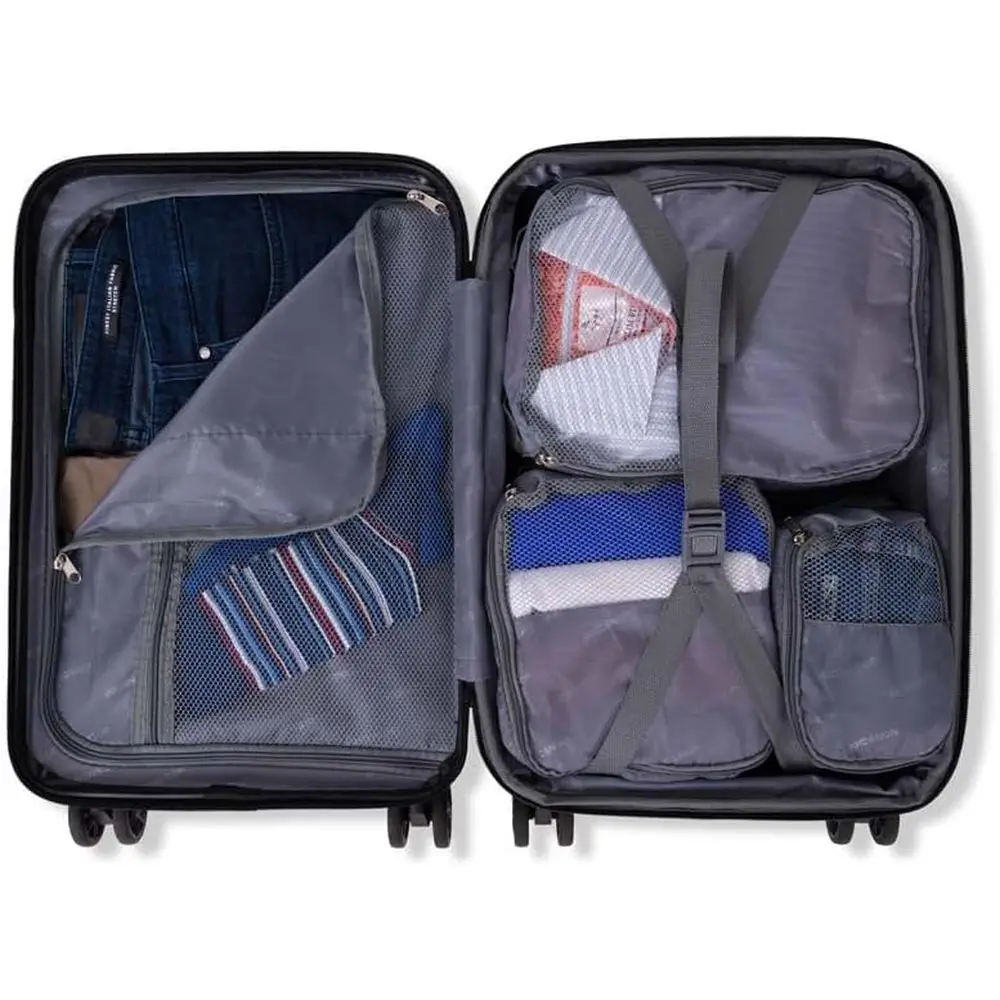 Expandable Spinner Luggage Set - đánh giá và giá Expandable Hard Shell Luggage Set