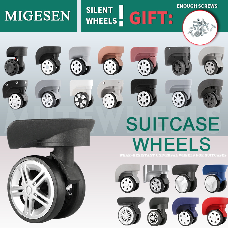 1 Pair of Universal Luggage Wh - đánh giá và giá Silent Replacement Luggage Wheels