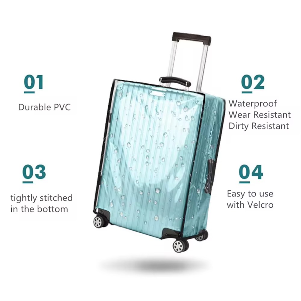New Travel Luggage Protector C - đánh giá và giá Luggage Protective Cover Transparent