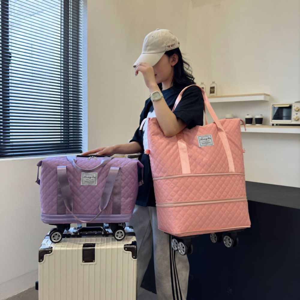 New Oxford Cloth Duffle Pack L - đánh giá và giá Foldable Rolling Luggage Bag