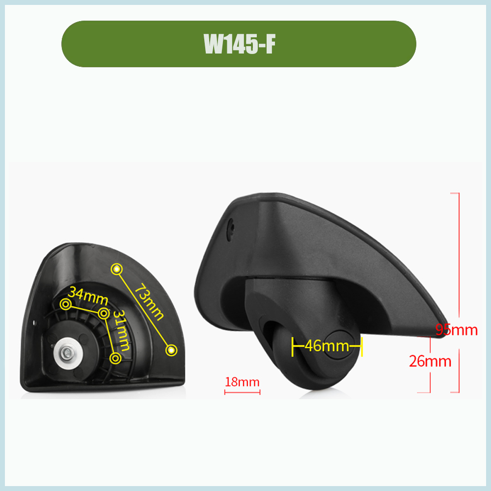Universal Trolley Suitcase Rep - đánh giá và giá Silent Replacement Luggage Wheels