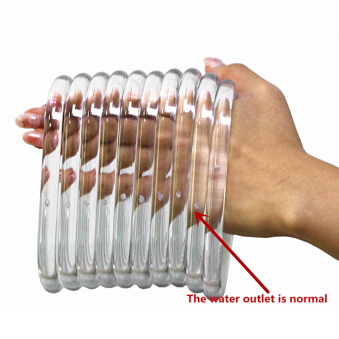 ABQR 10Pcs Transparent Bag Han - đánh giá và giá Handbags