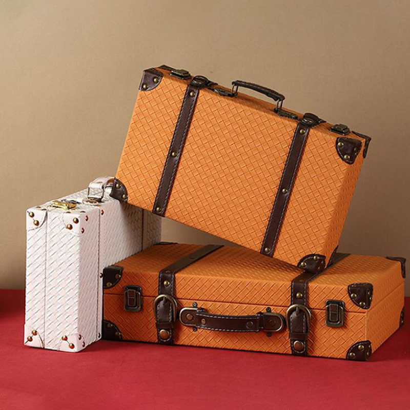 Vintage Wooden Suitcase Multi- - đánh giá và giá Retro Vintage Trunk Suitcase