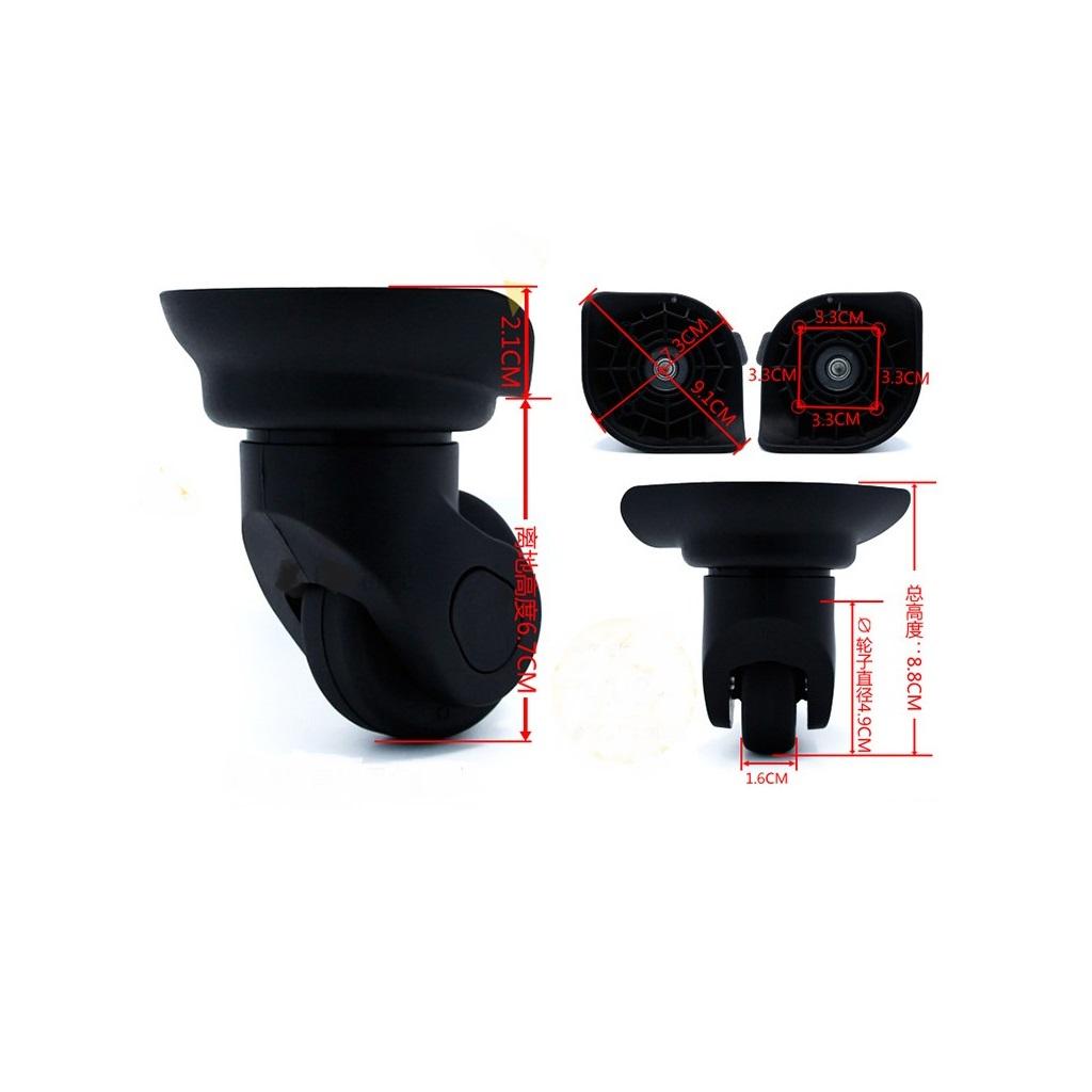 Suitcase Wheels 49mm PVC Doubl - đánh giá và giá Silent Replacement Luggage Wheels