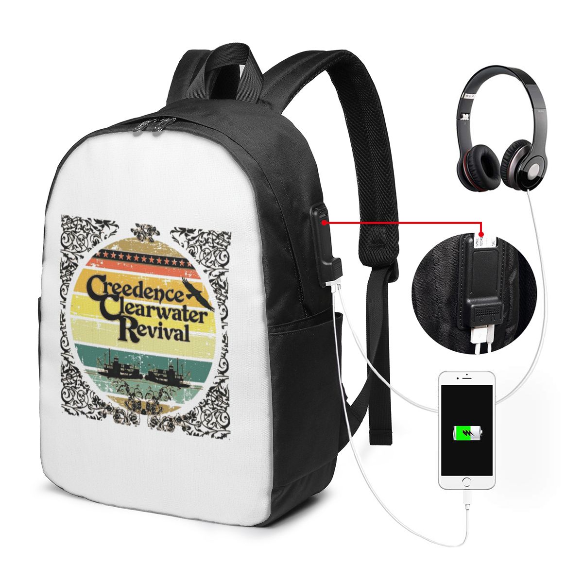 Creedence Clearwater Revival R - đánh giá và giá Travel Bags