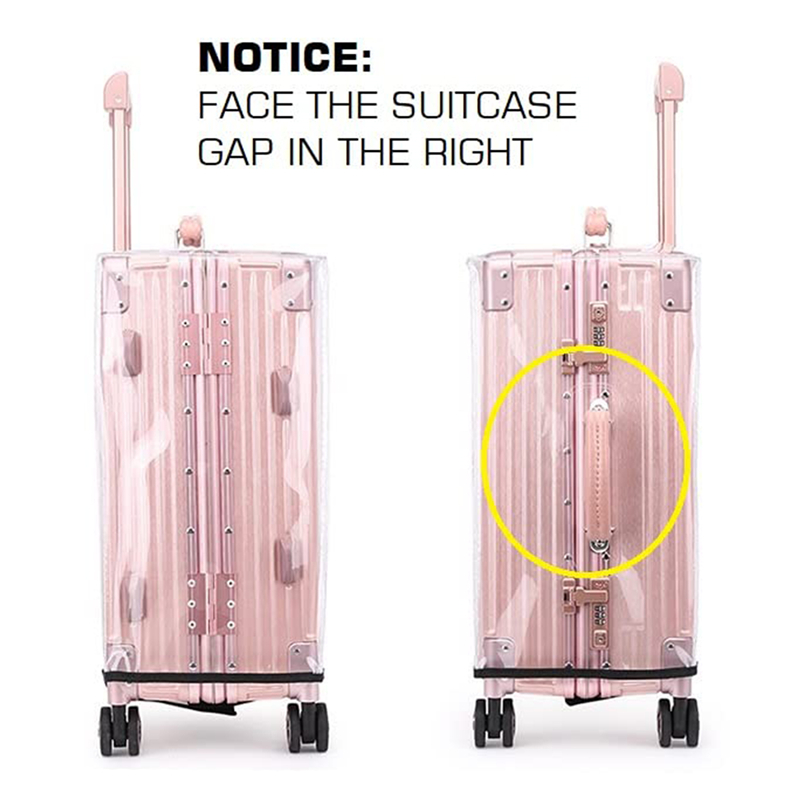 18-30 Inch Suitcase PVC Cover  - đánh giá và giá Luggage Protective Cover Transparent