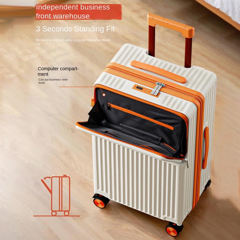 Stylish 20 24 inch Travel Suit - đánh giá và giá Front Opening Laptop Luggage 24 Inch