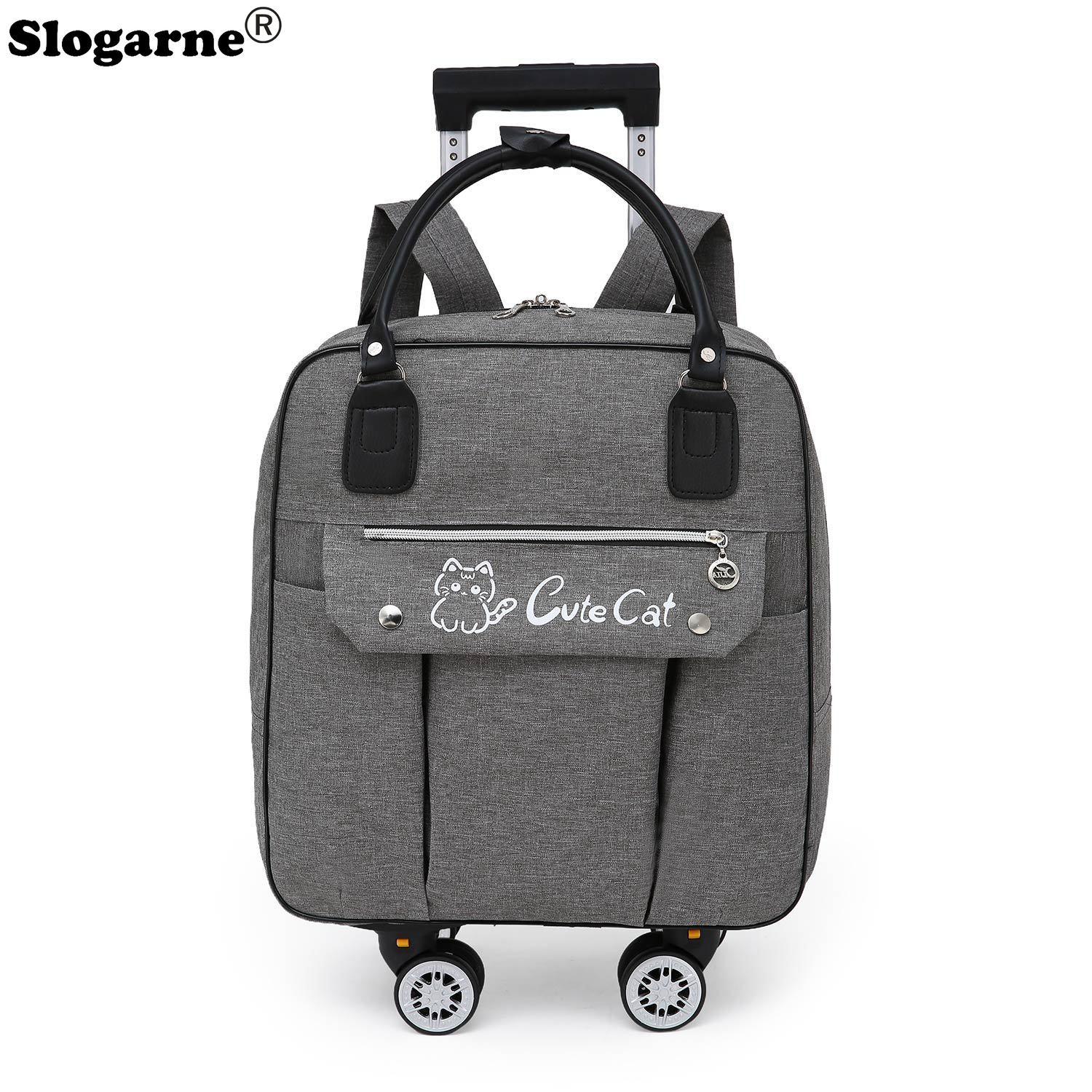 Trolley Large Capacity Travel  - đánh giá và giá Foldable Rolling Luggage Bag