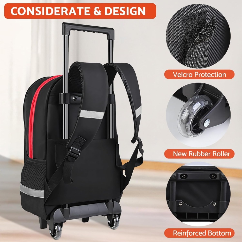 3PCS Kids Rolling Backpack for - đánh giá và giá Foldable Rolling Luggage Bag