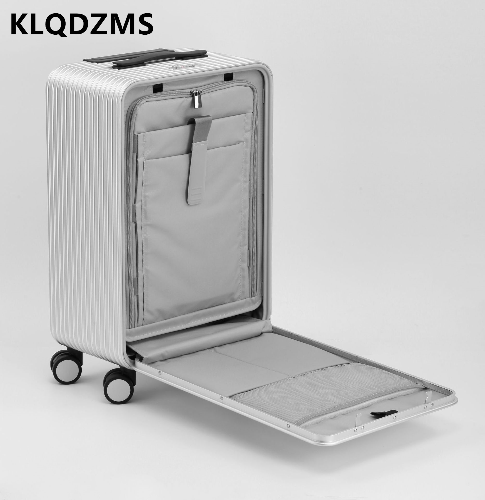 KLQDZMS Luggage All Aluminum M - đánh giá và giá Front Opening Laptop Luggage 24 Inch