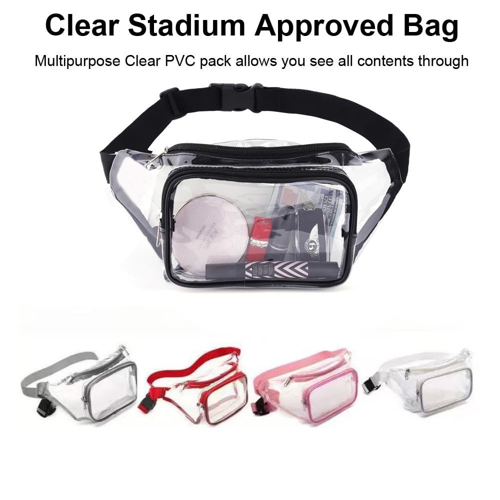 Clear Fanny Pack Transparent P - đánh giá và giá Handbags