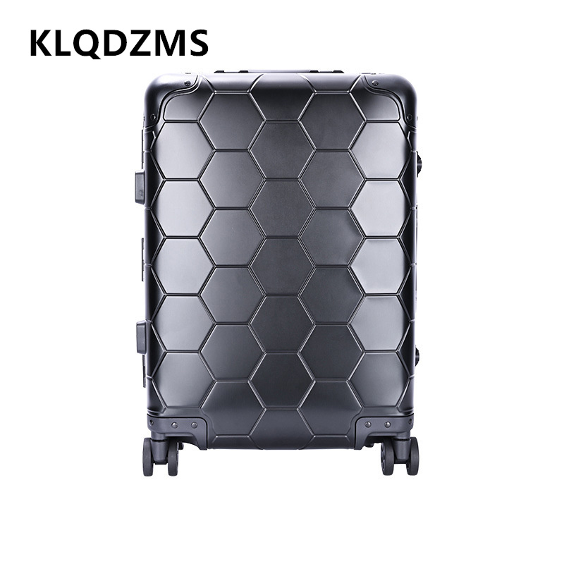 KLQDZMS Cabin Suitcase All Alu - đánh giá và giá Spinner Wheel Rolling Suitcase 20 Inch